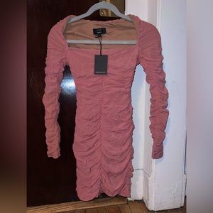 Michael Costello x Revolve pink mini dress size S